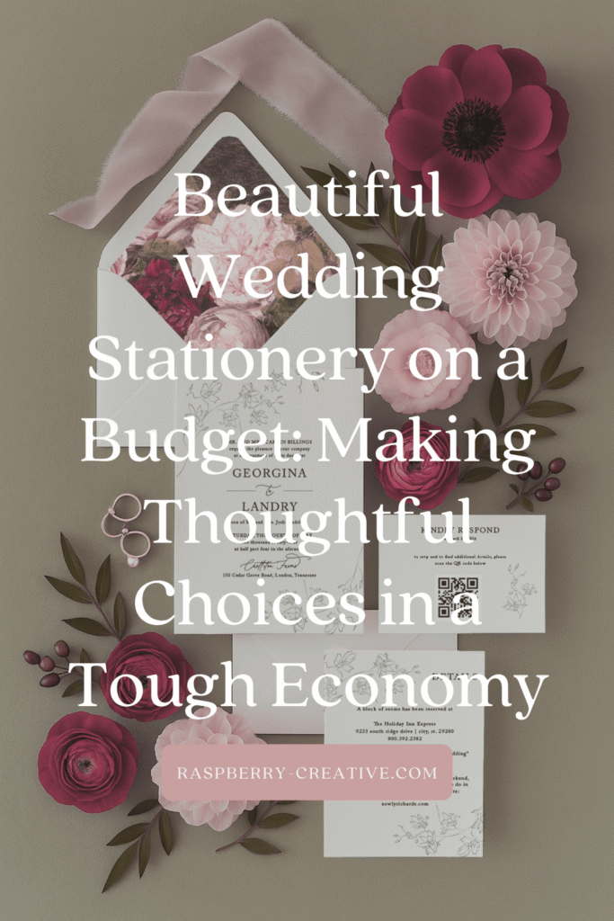 Beautiful Wedding Stationery on a Budget: Making Thoughtful Choices in a Tough Economy
